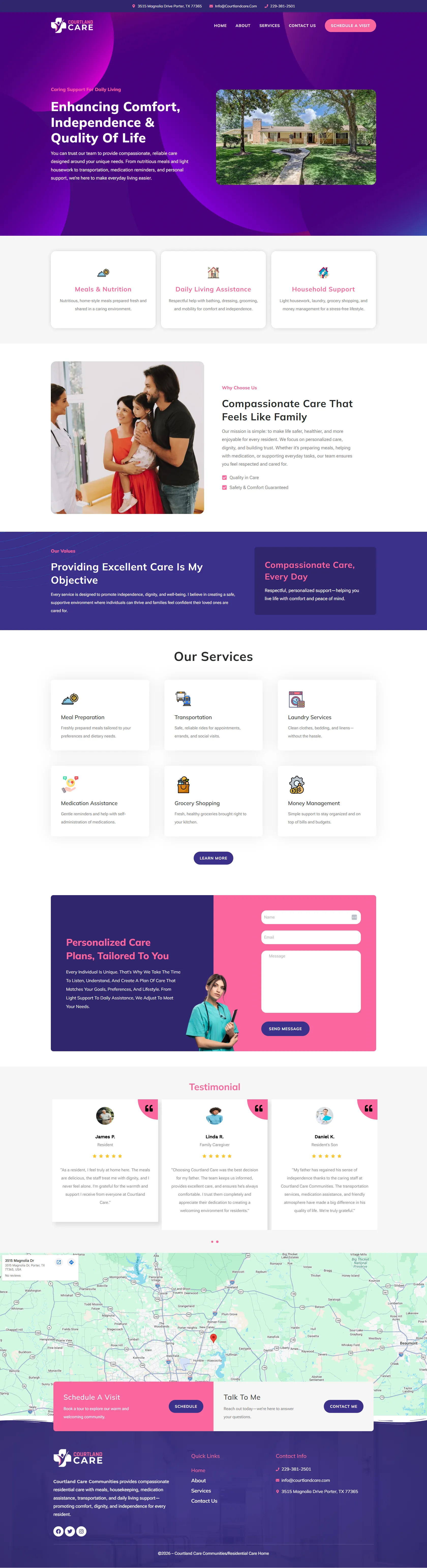 Housekeeping Website — WordPress build by Hunaid Zia